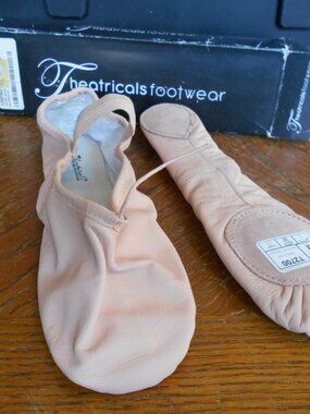 Leather Ballet Shoes-  7 1/2  Adult- New in Box
